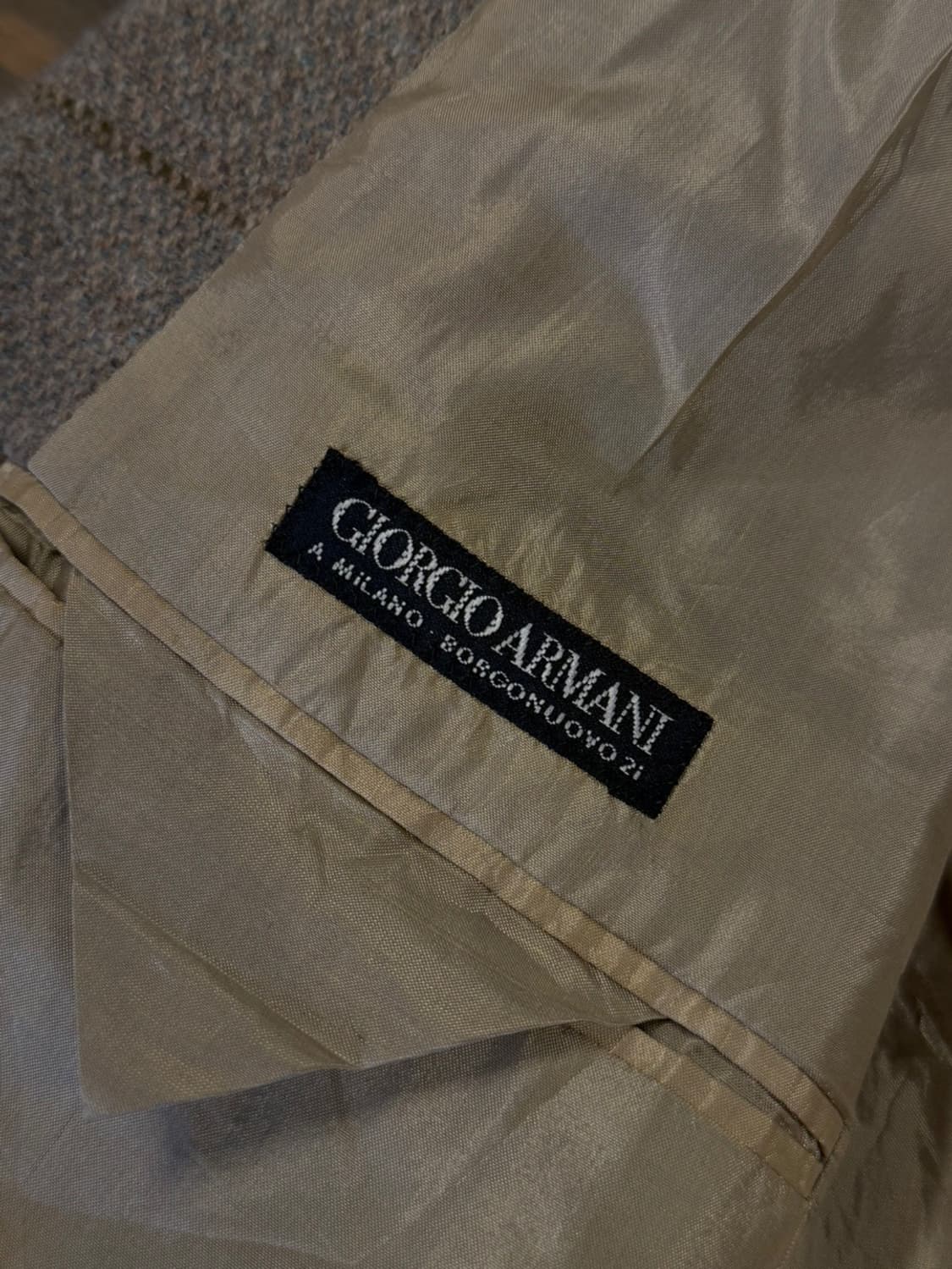 조르지오 아르마니 트위드 자켓 100~105 상품이미지3