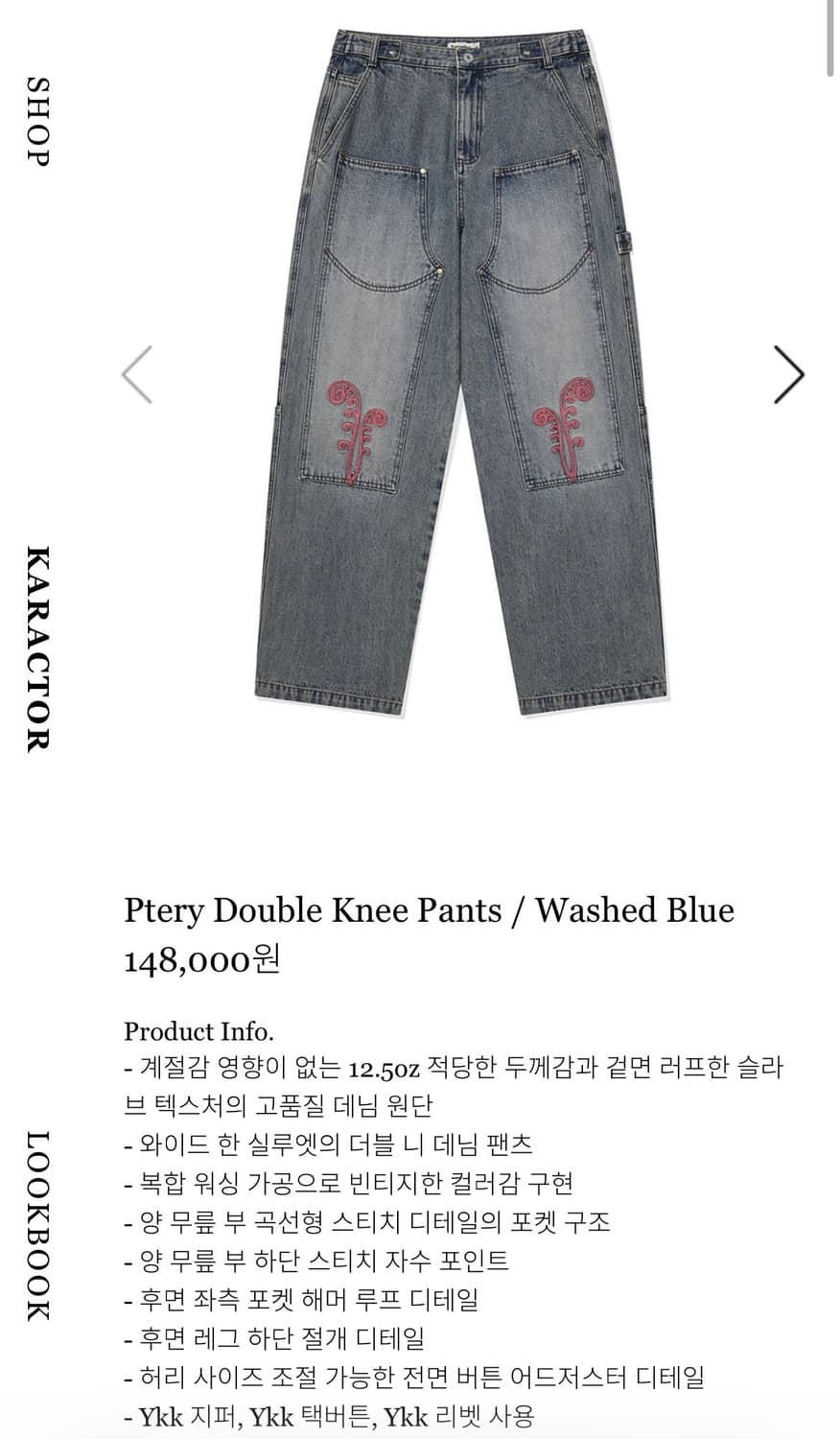 karactor Ptery Double Knee Pants 상품이미지1