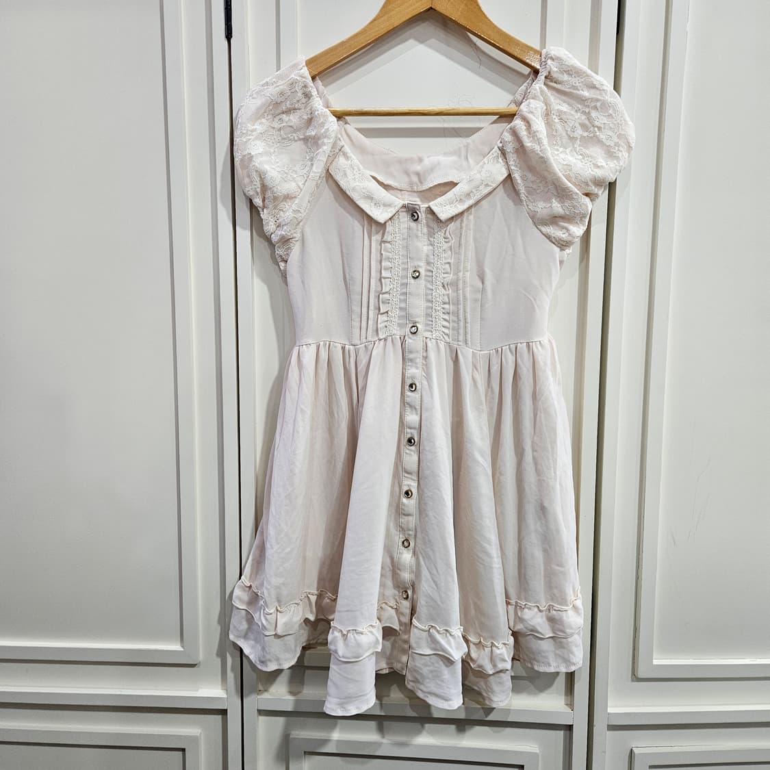 엑시즈팜(Axes femme) 레이스 리본 원피스 상품이미지1