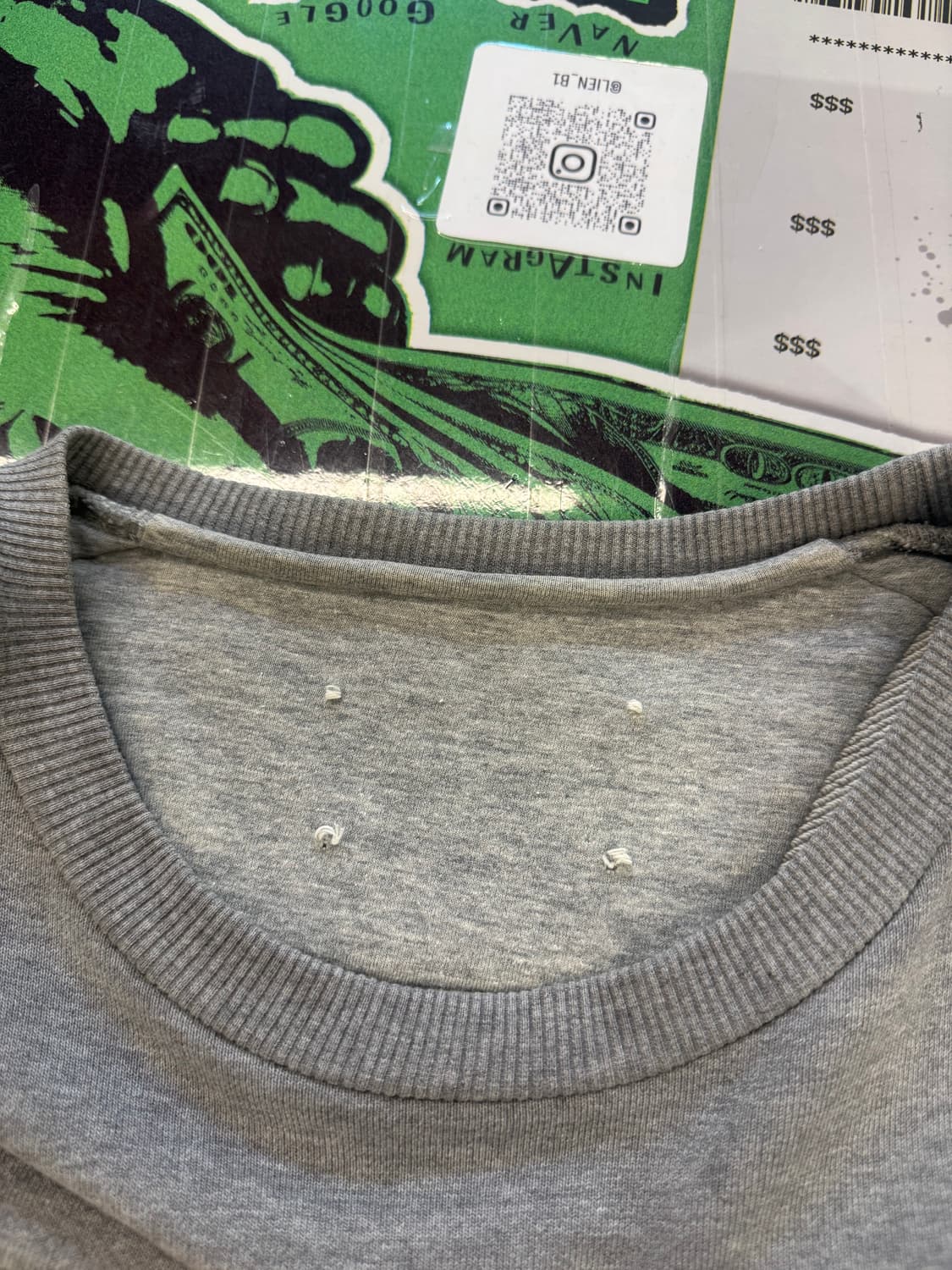 준지 미이라 돌 그래픽 맨투맨 상품이미지3