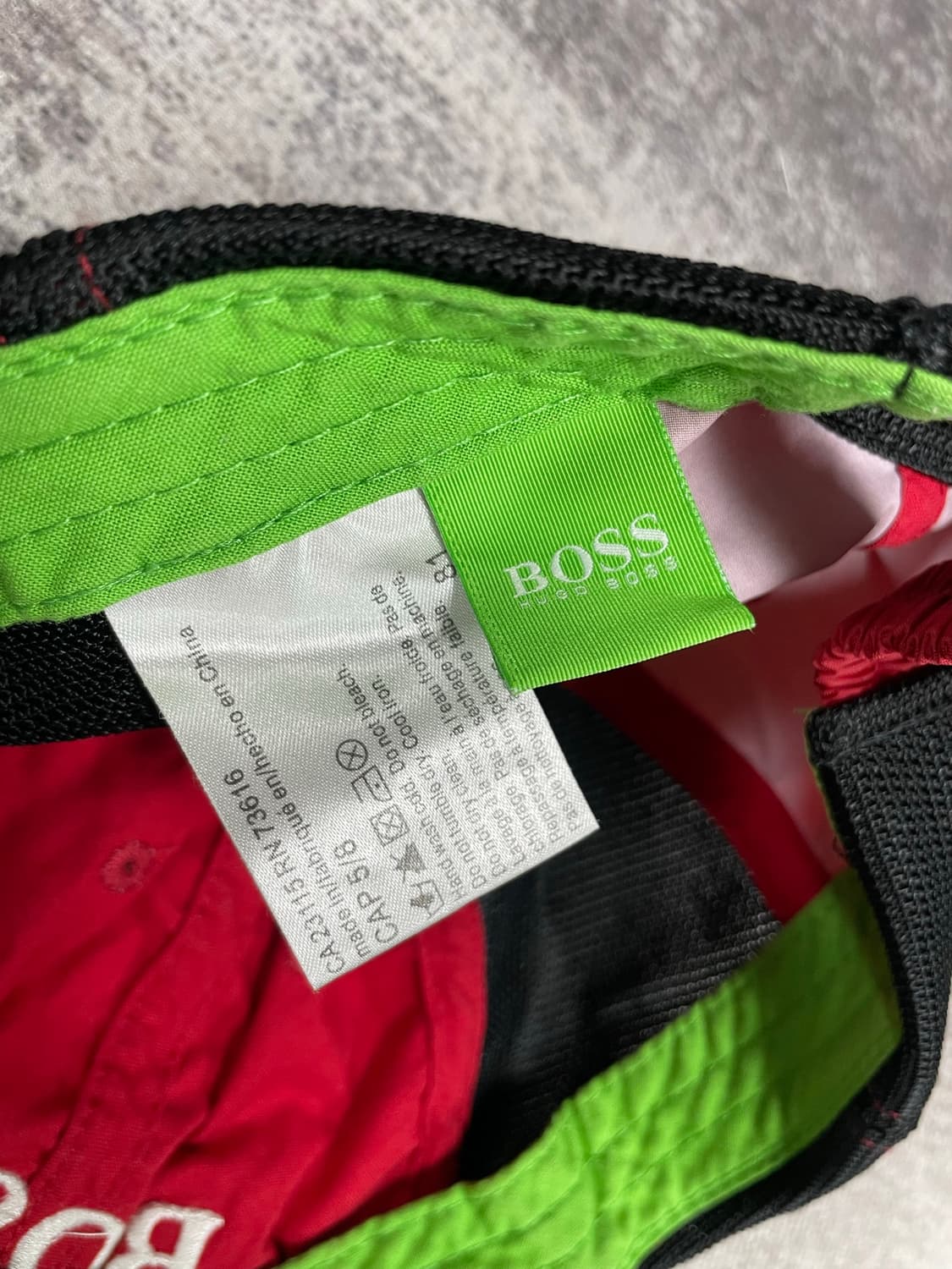 Vtg HUGO BOSS cap 상품이미지5