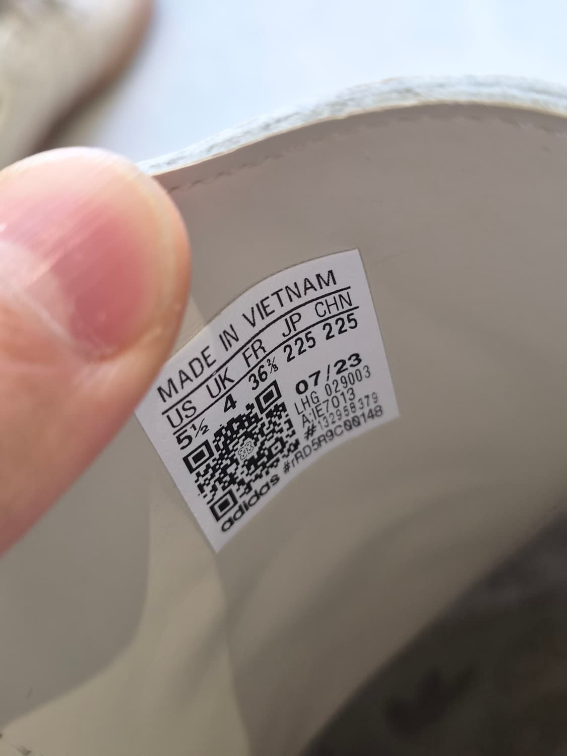 아디다스 삼바 OG 알루미늄 초크 화이트 상품이미지7