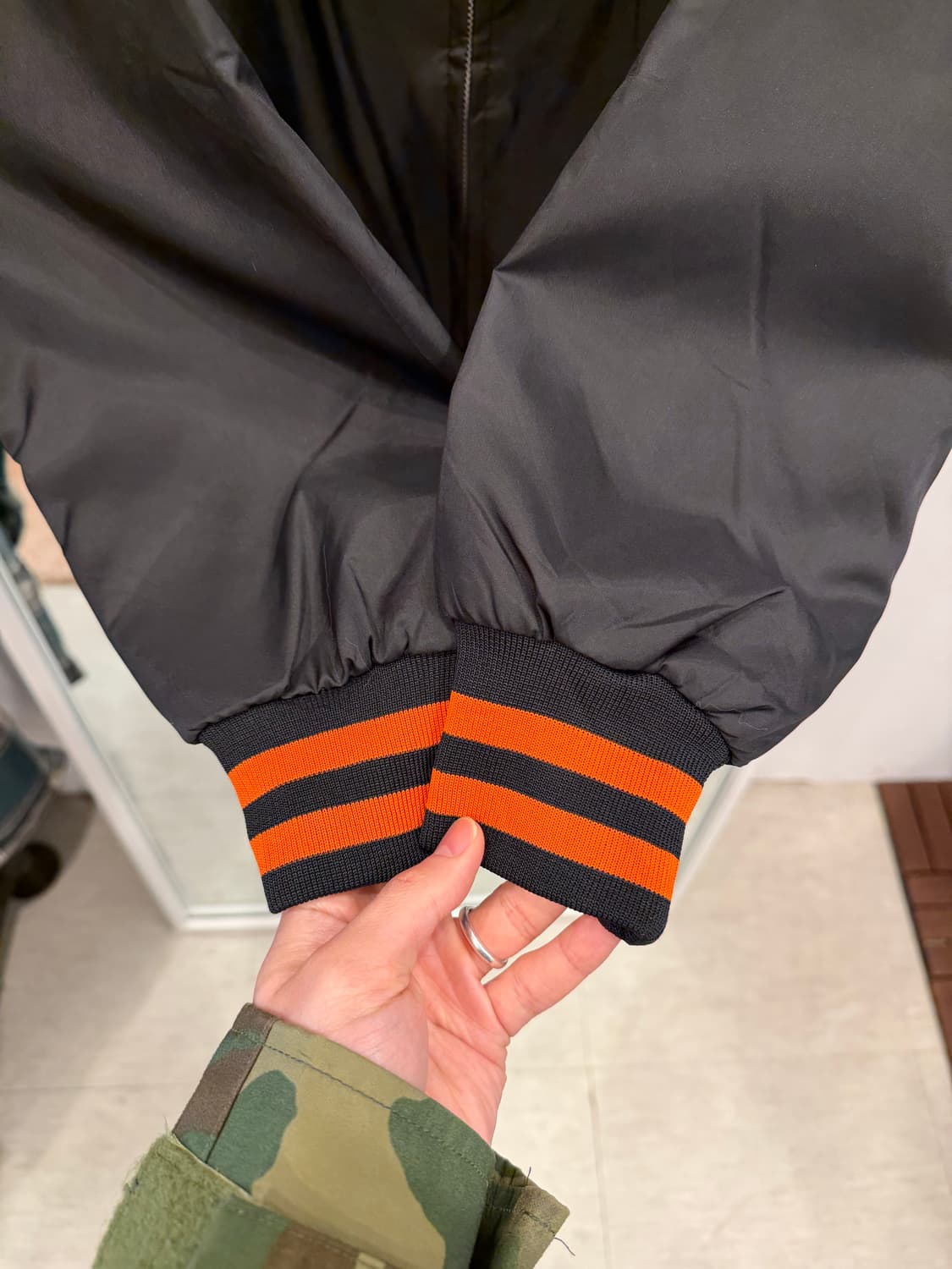 90s Wind Jammer 빈티지 스타디움 새틴 자켓 (USA)  상품이미지5