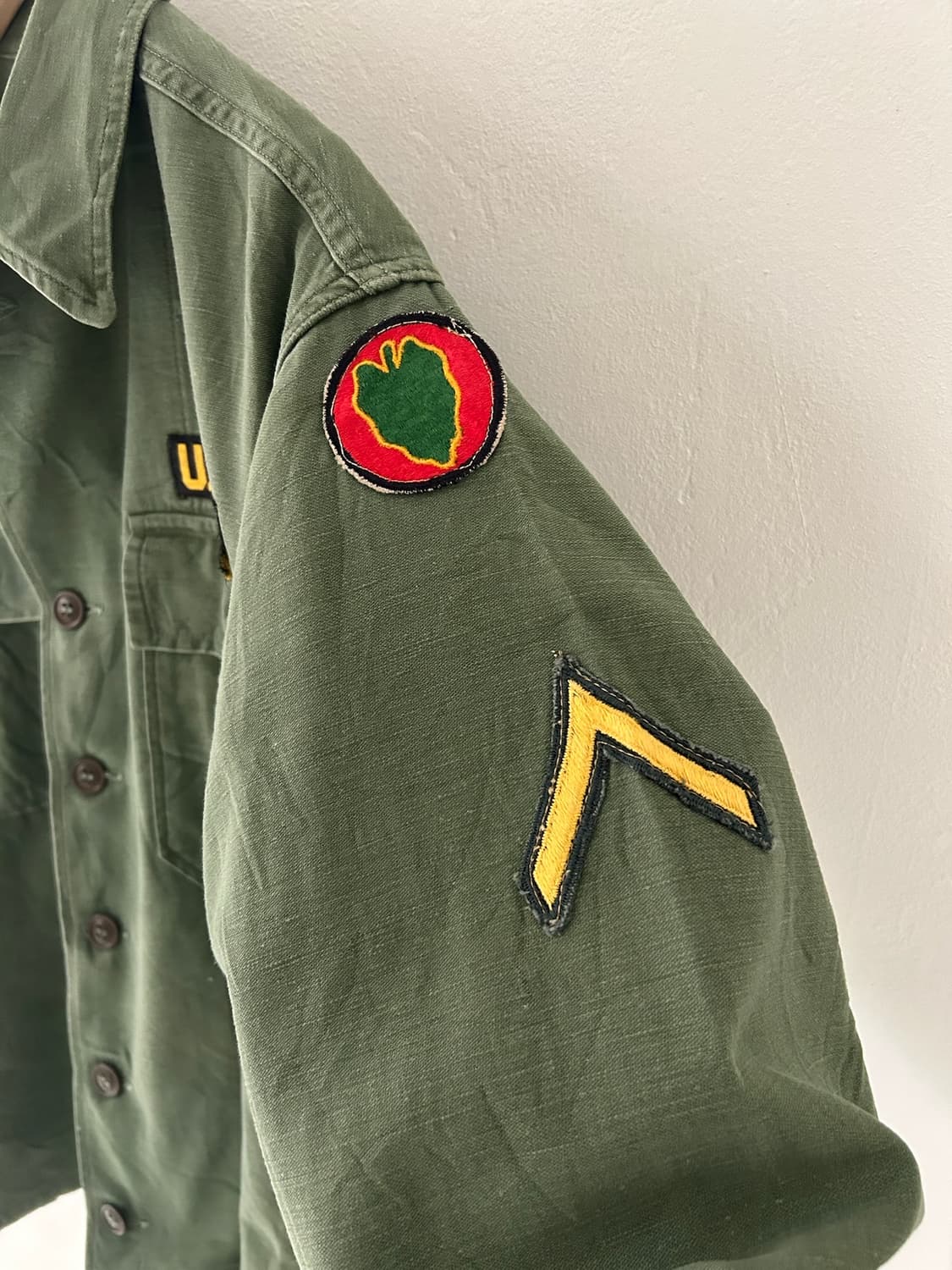 50's US Army OG-107 Fartigue Shirt.  상품이미지3