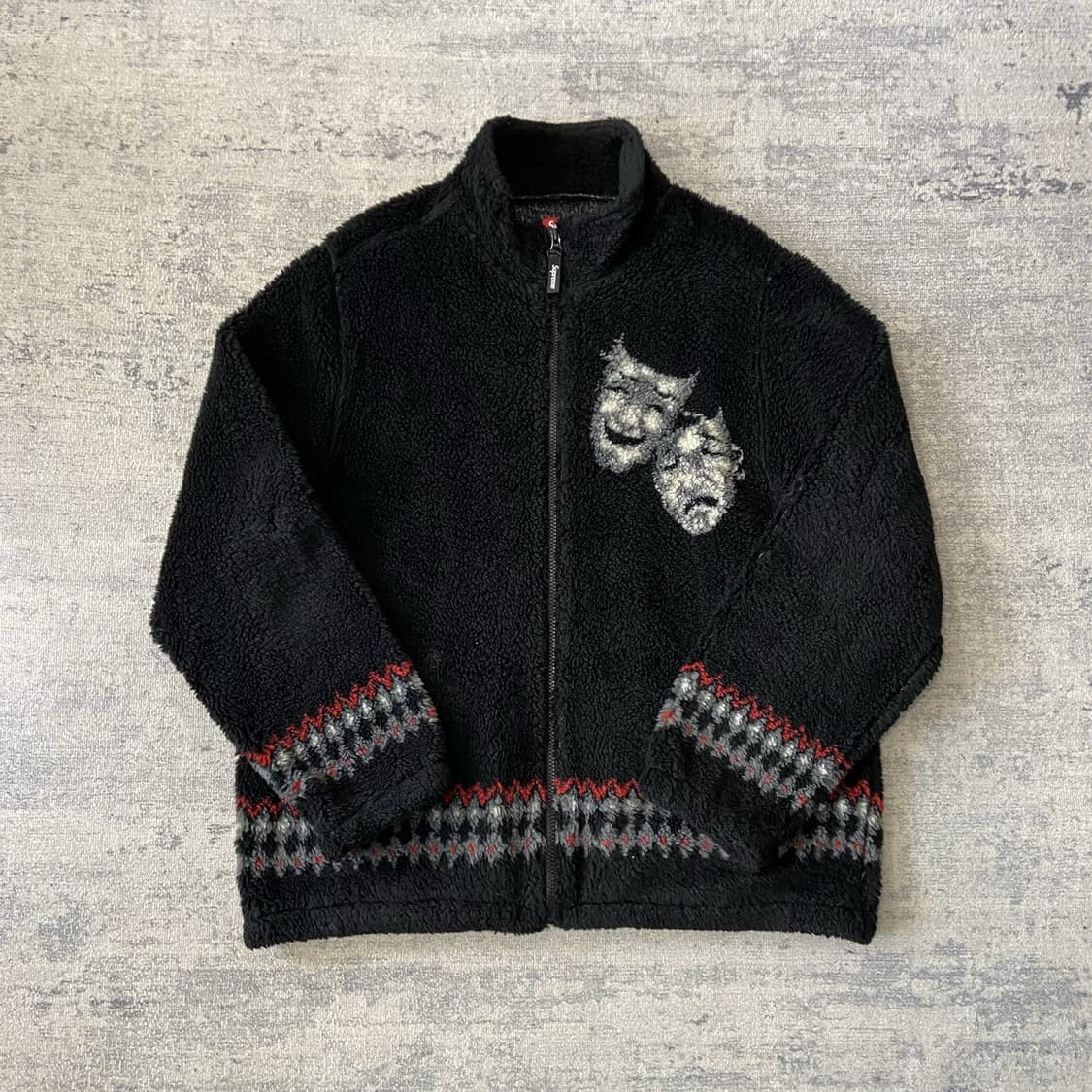 슈프림 드라마 마스크 플리스 자켓 블랙 상품이미지1