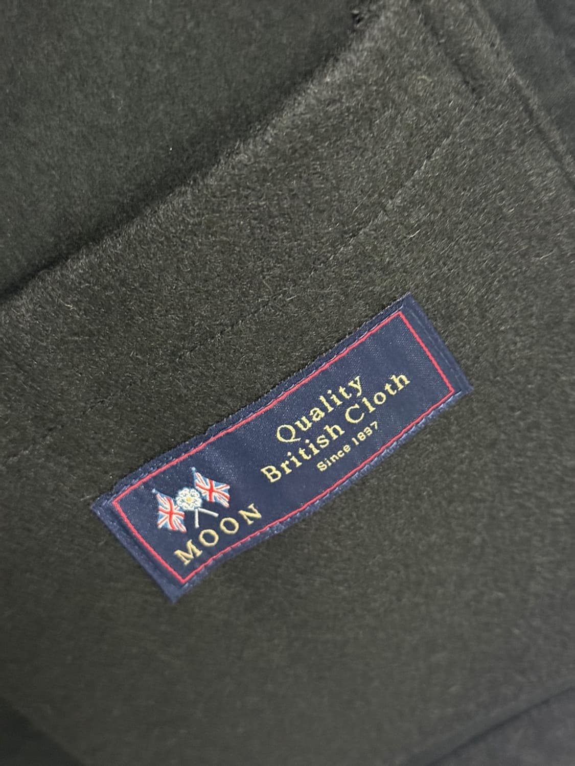 노아 NOAH 캠퍼스 자켓 울자켓 블랙 M 상품이미지6