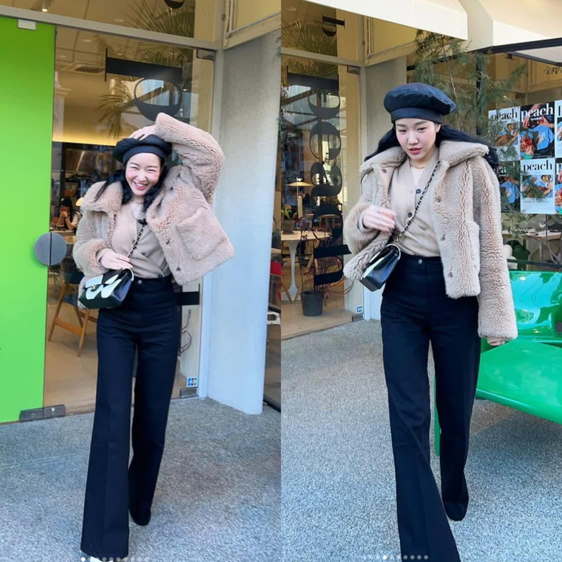 매니모어몽 하이웨이스트 블랙팬츠 상품이미지3