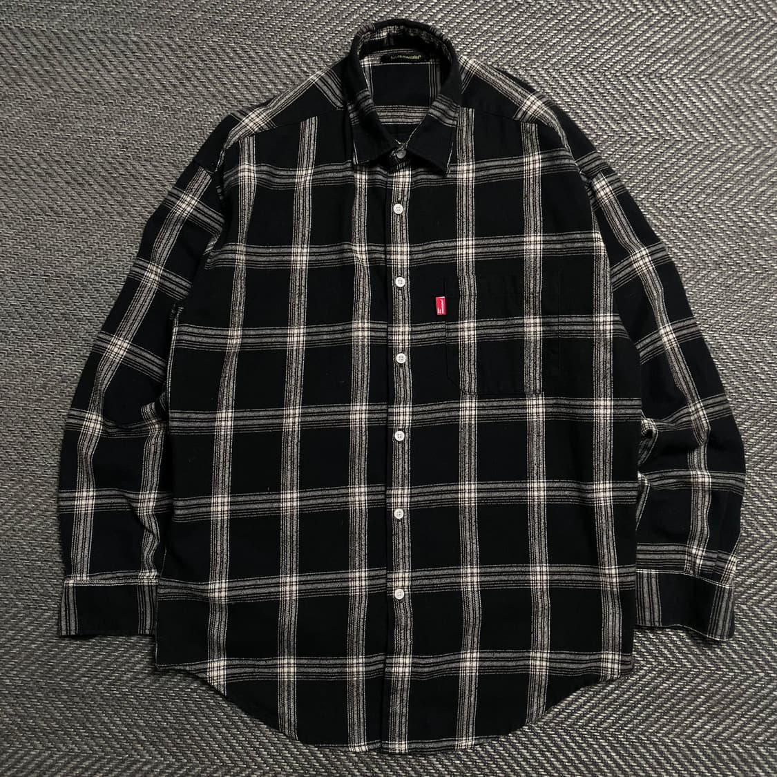 펀다멘탈리스트 박시핏 체크 플란넬 셔츠y 5258 상품이미지2