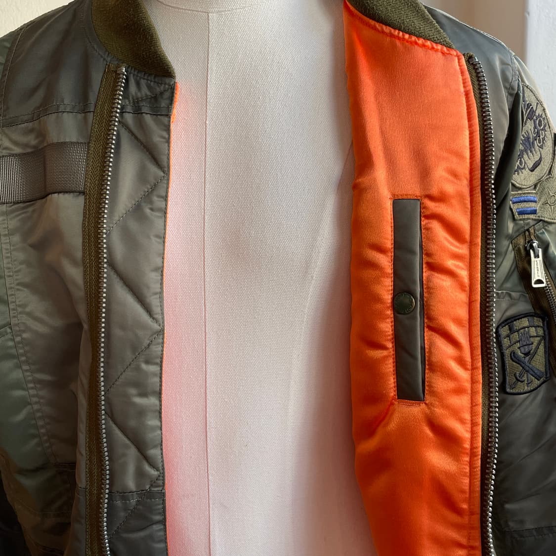 Schott Patchwork MA-1 Flight Jacket 상품이미지6