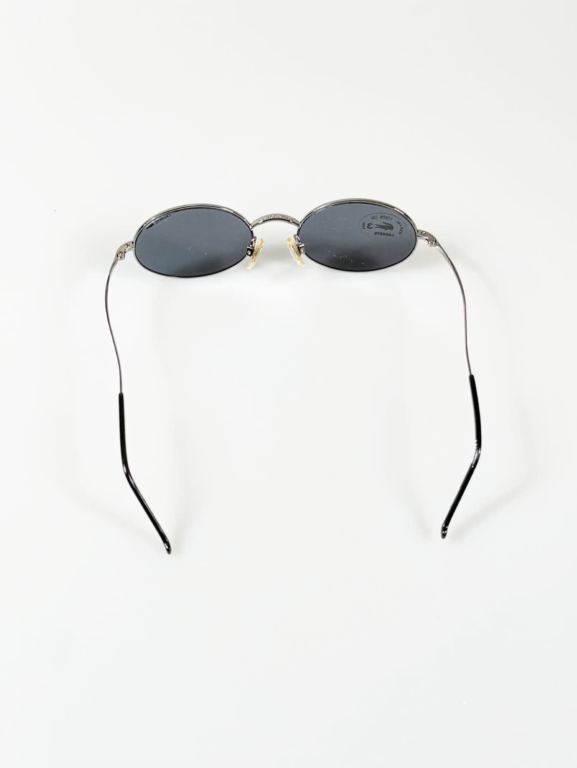 90s LACOSTE 슬림 오벌 메탈 프레임 빈티지 선글라스 상품이미지5