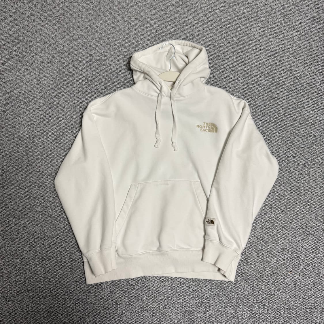 노스페이스 보니 자수 로고 후드티 아이보리 M 상품이미지1