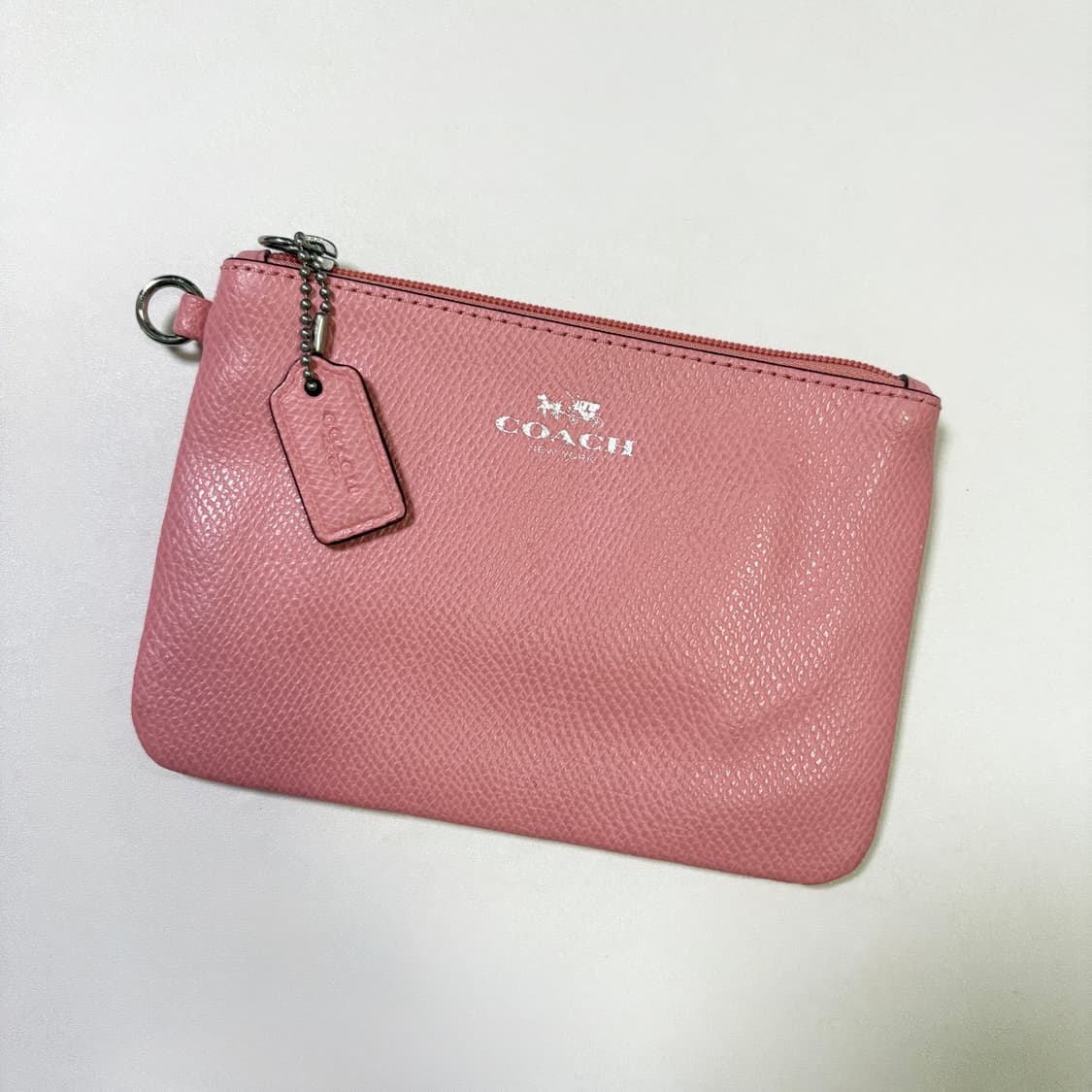 코치 손지갑 핑크 상품이미지1
