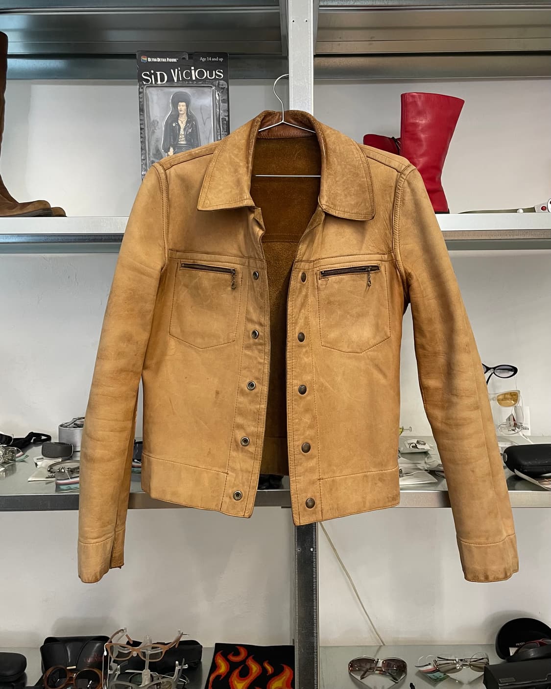 60s 빈티지 스웨이드 리버시블 트러커 자켓 상품이미지4