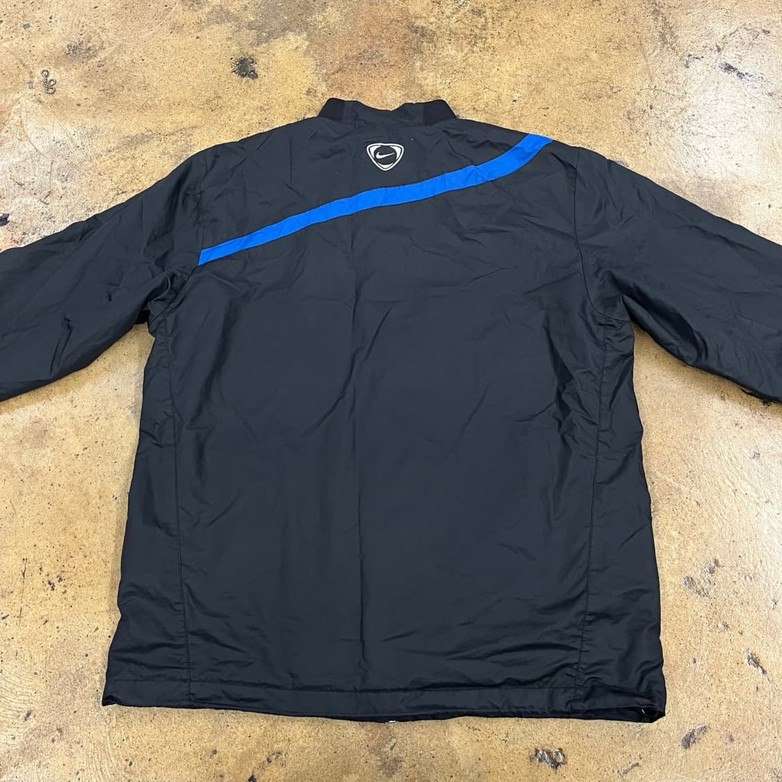 [정품/M] 나이키 블랙 블루 트랙 바람막이 자켓 b19 상품이미지4