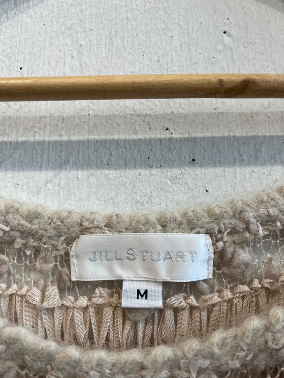 질스튜어트 크로쉐 모헤어 하프 니트 상품이미지3