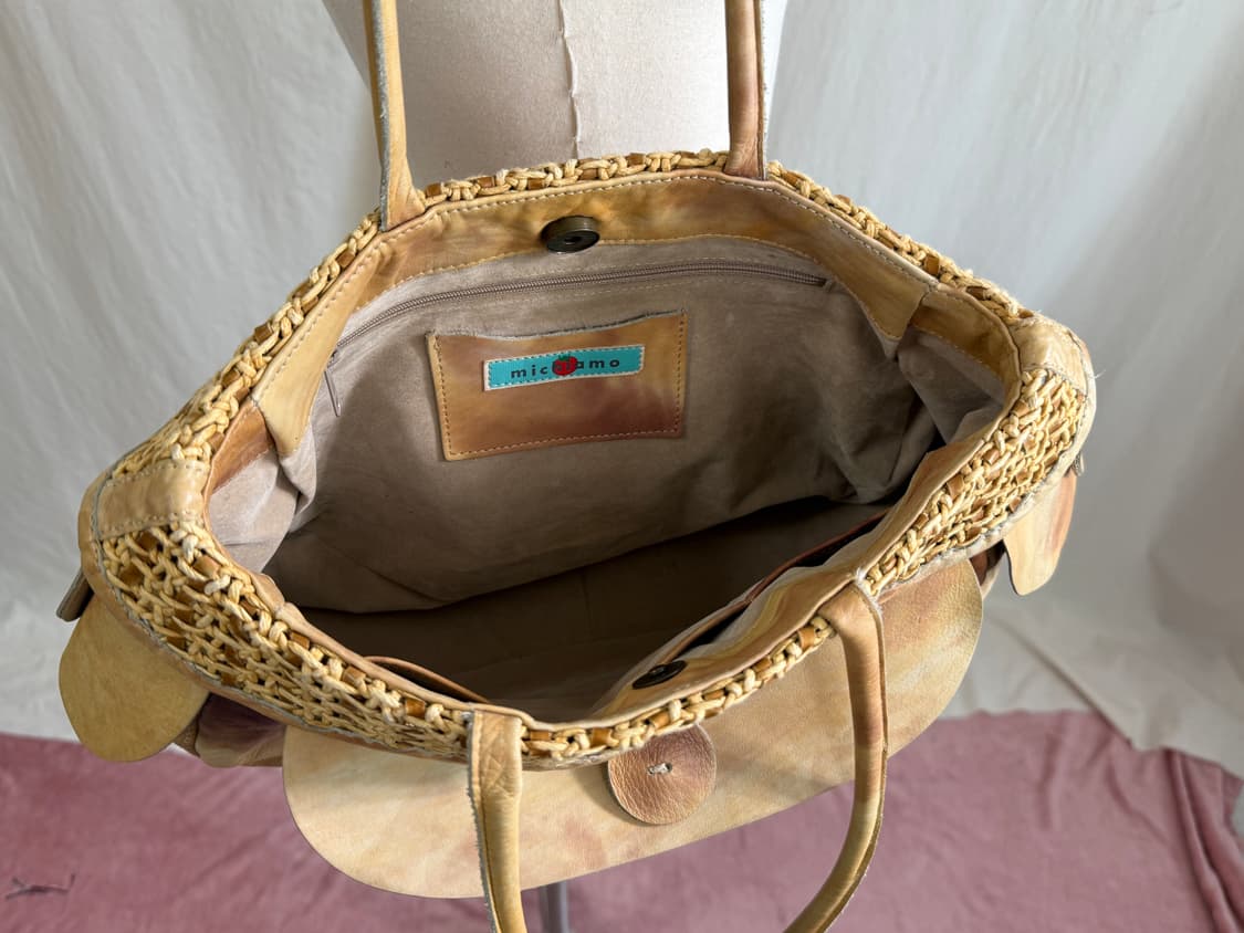 Michiamo 우븐 레더 숄더백 상품이미지7