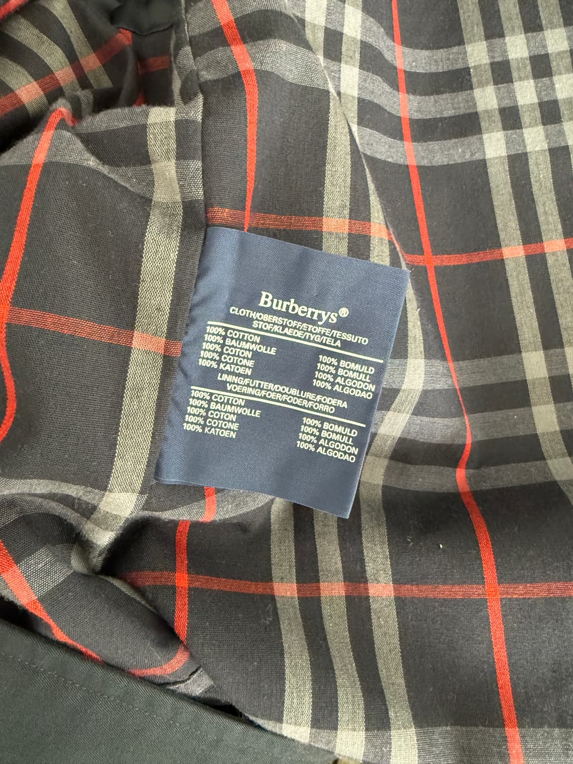 올드 버버리(Burberrys) 트렌치 싱글 코트(ENGLAND) 상품이미지8