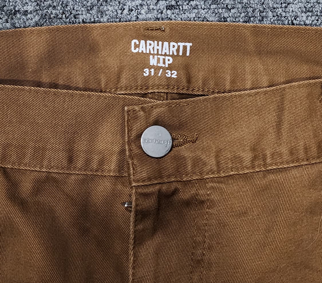 칼하트 wip 럭 싱글 니 팬츠 31x32 상품이미지6