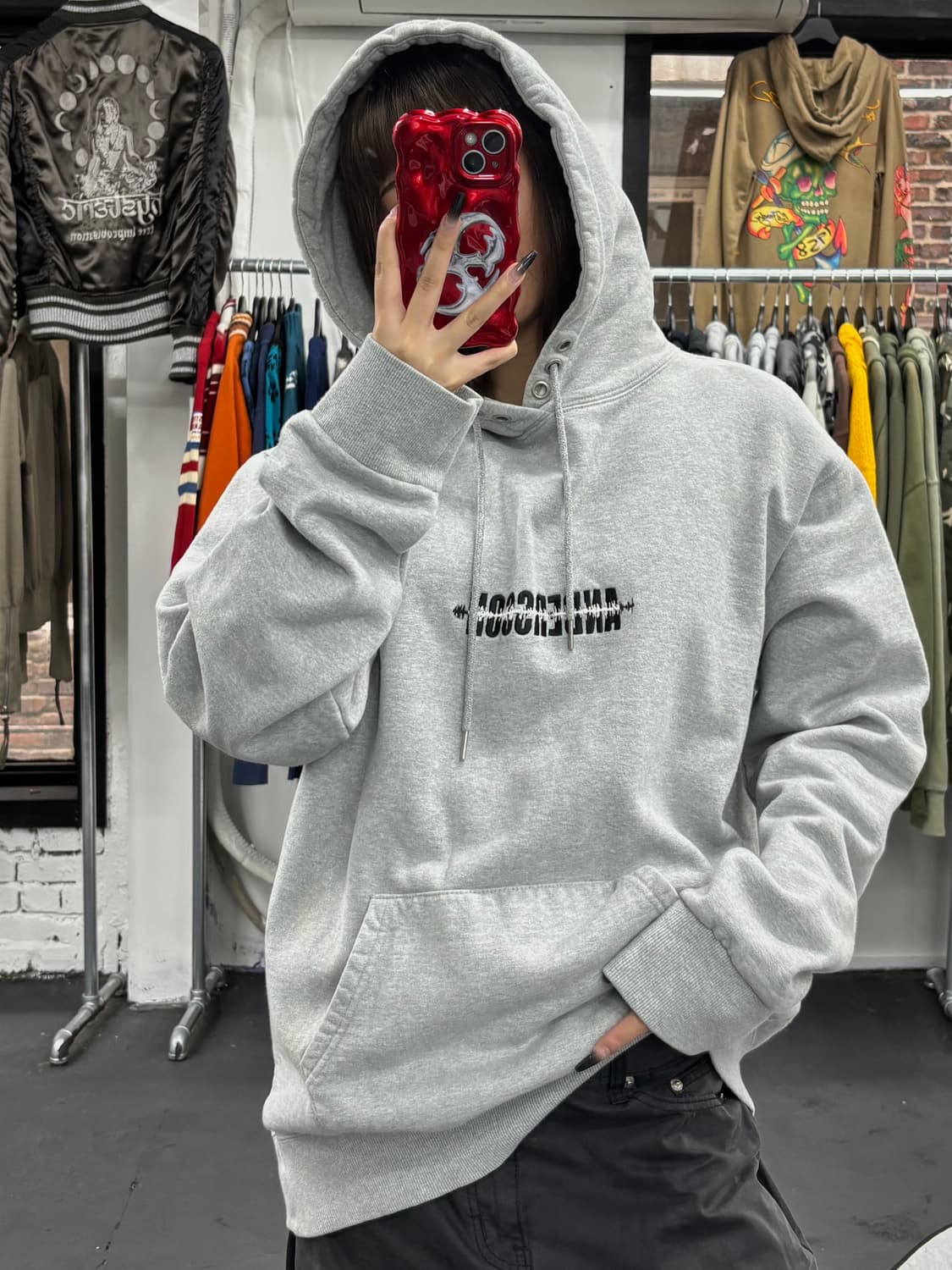 앤더슨벨 아일렛 후드티 상품이미지1