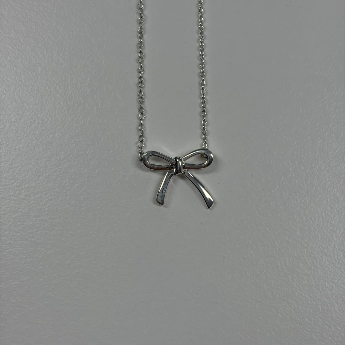 티파니앤코 리본 보우 목걸이 상품이미지2