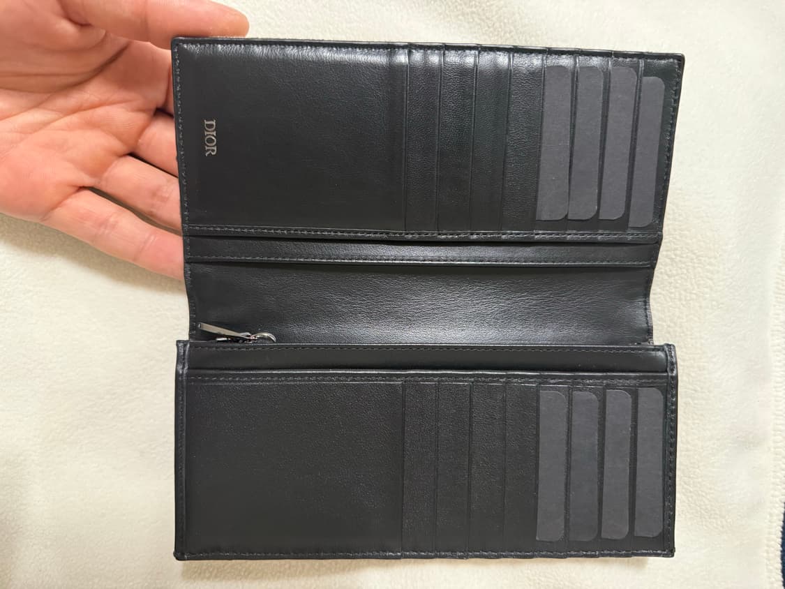 디올 오블리크 장지갑 상태SS팔아용 상품이미지4