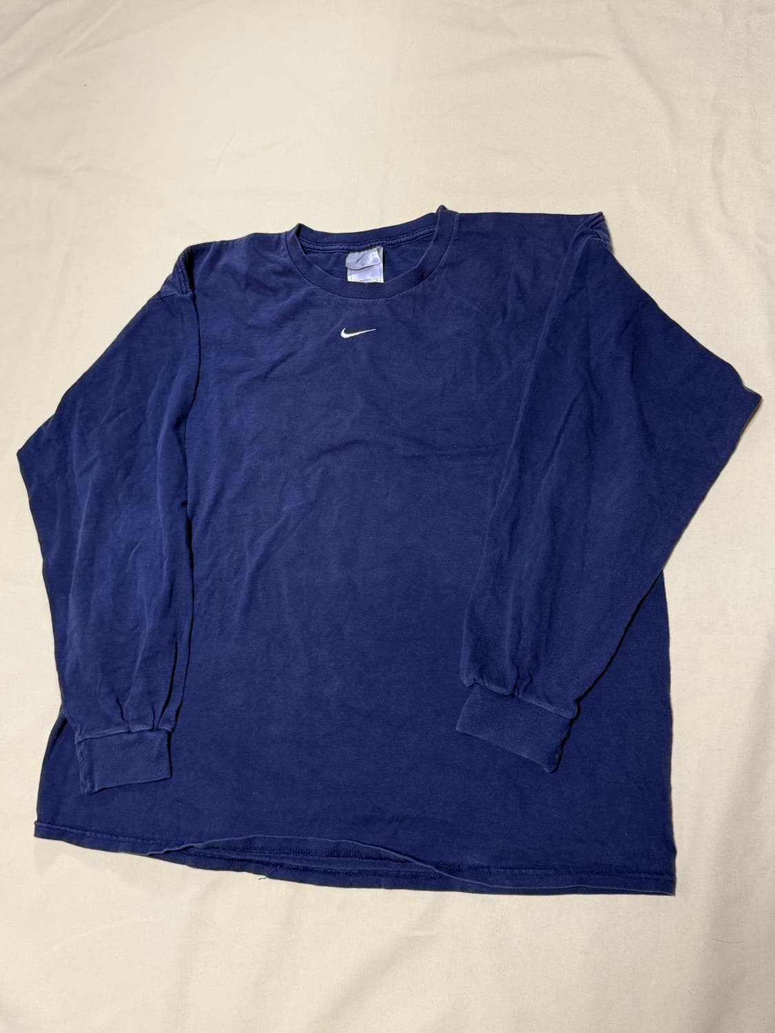나이키 센터 스우시 롱슬리브 90s 네이비 상품이미지3