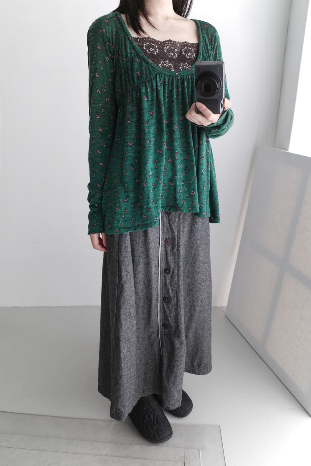 button skirt 상품이미지8