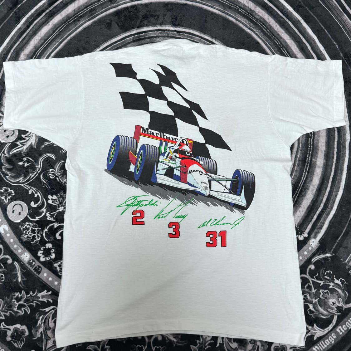 (XL)90s 빈티지 말보로 프로모 레이싱 반팔 티셔츠 상품이미지1