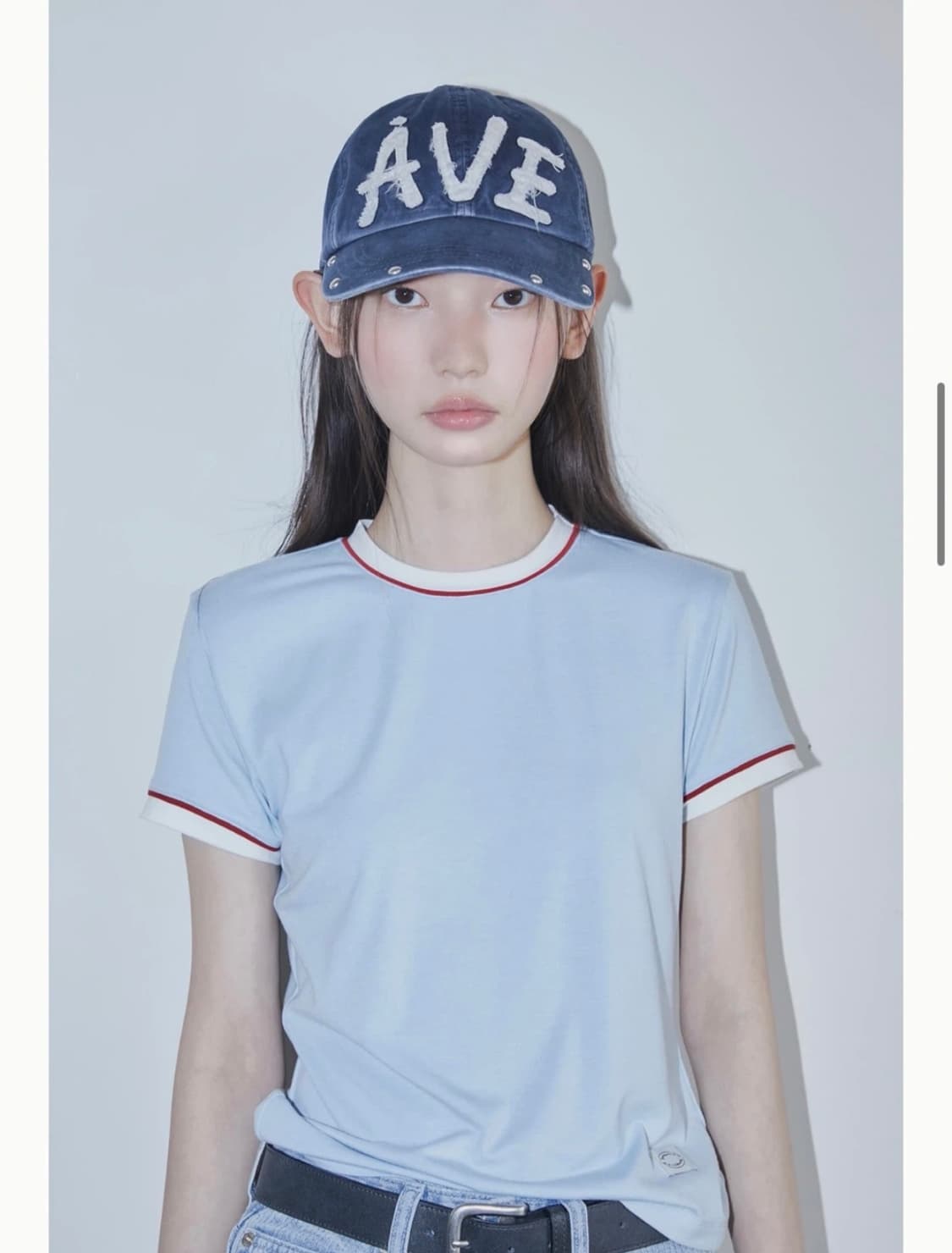 강민경 아비에무아 링거반팔티 상품이미지1