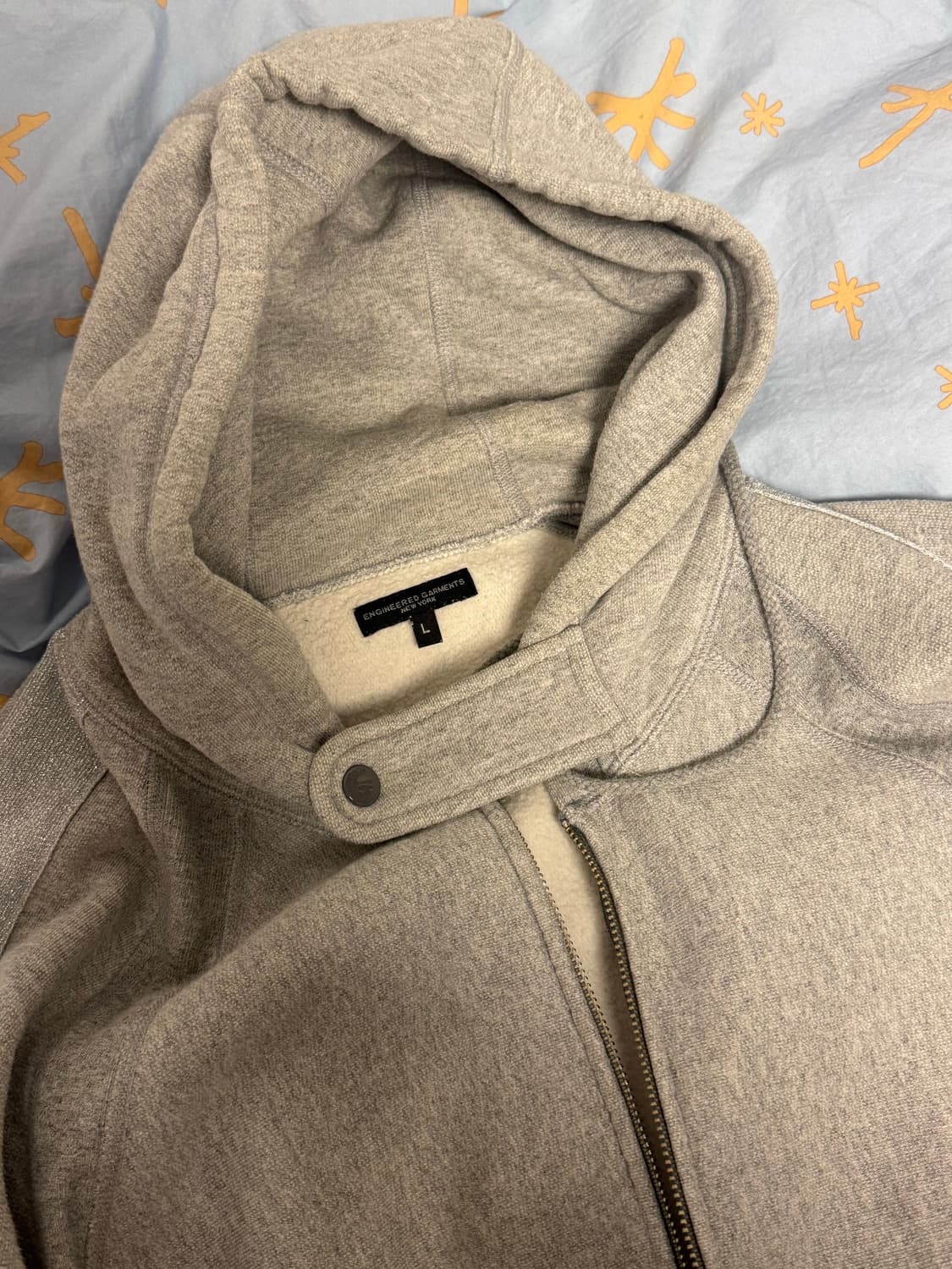 엔지니어드가먼츠 나그랑 후디 집업 그레이 L사이즈 상품이미지2