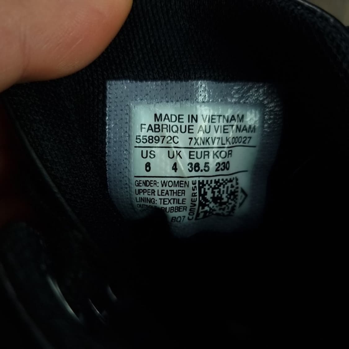 [컨버스] 올스타 하이 레더 플랫폼 블랙 M18895 상품이미지10