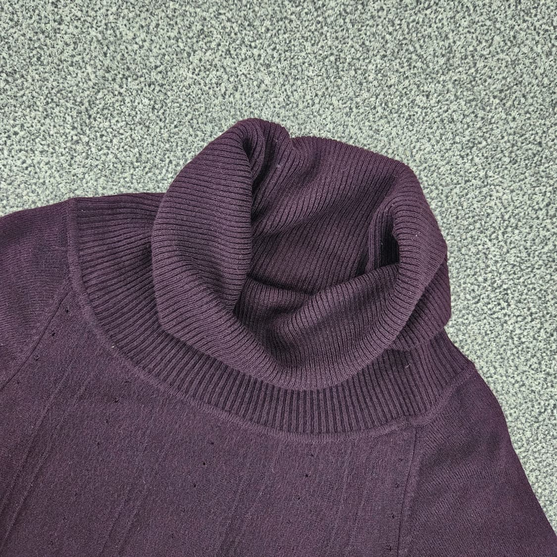 [90] 볼 VOLL 터틀넥 반소매 니트 원피스 1104JM2 상품이미지2