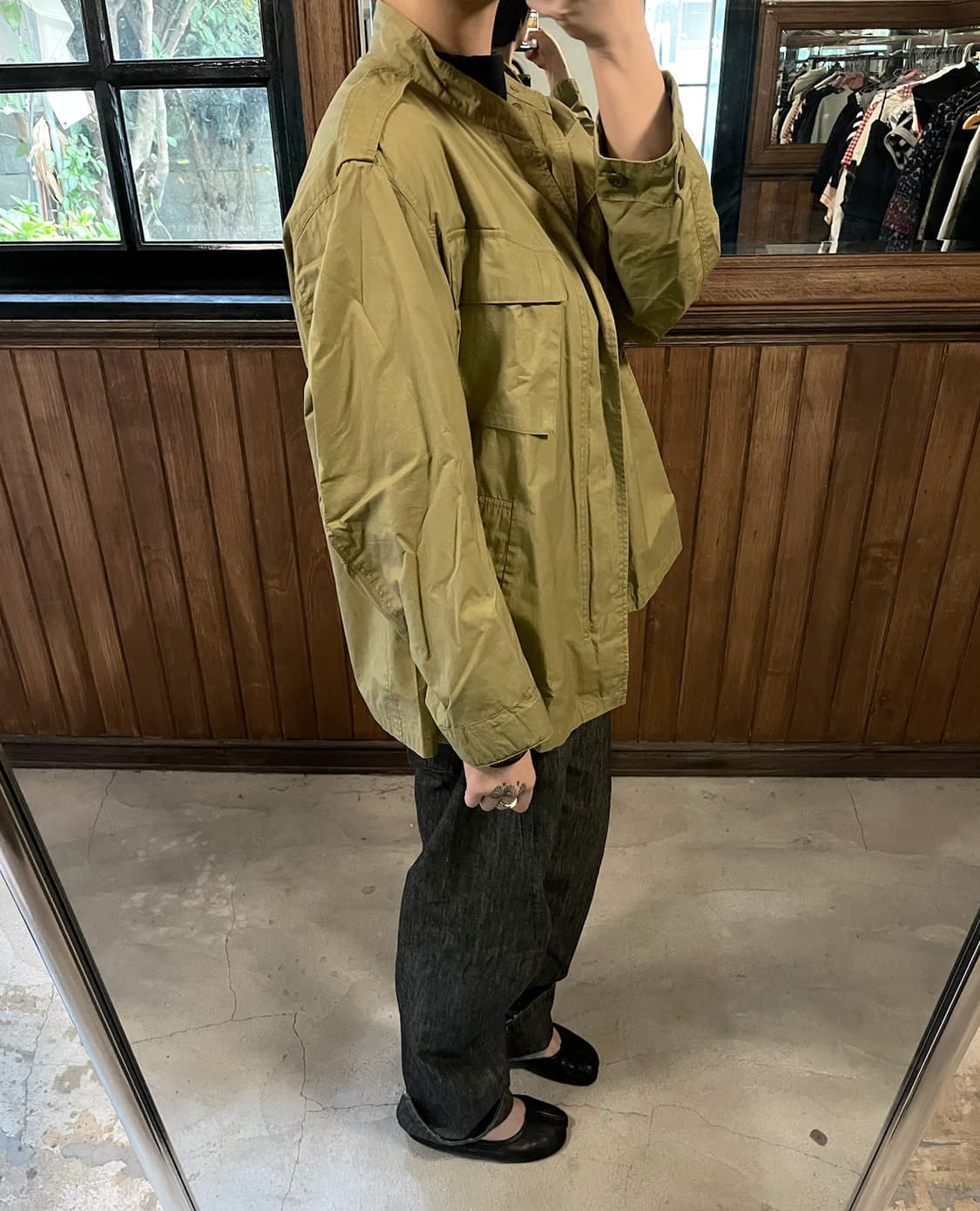 DRAWER cotton military jacket 상품이미지3