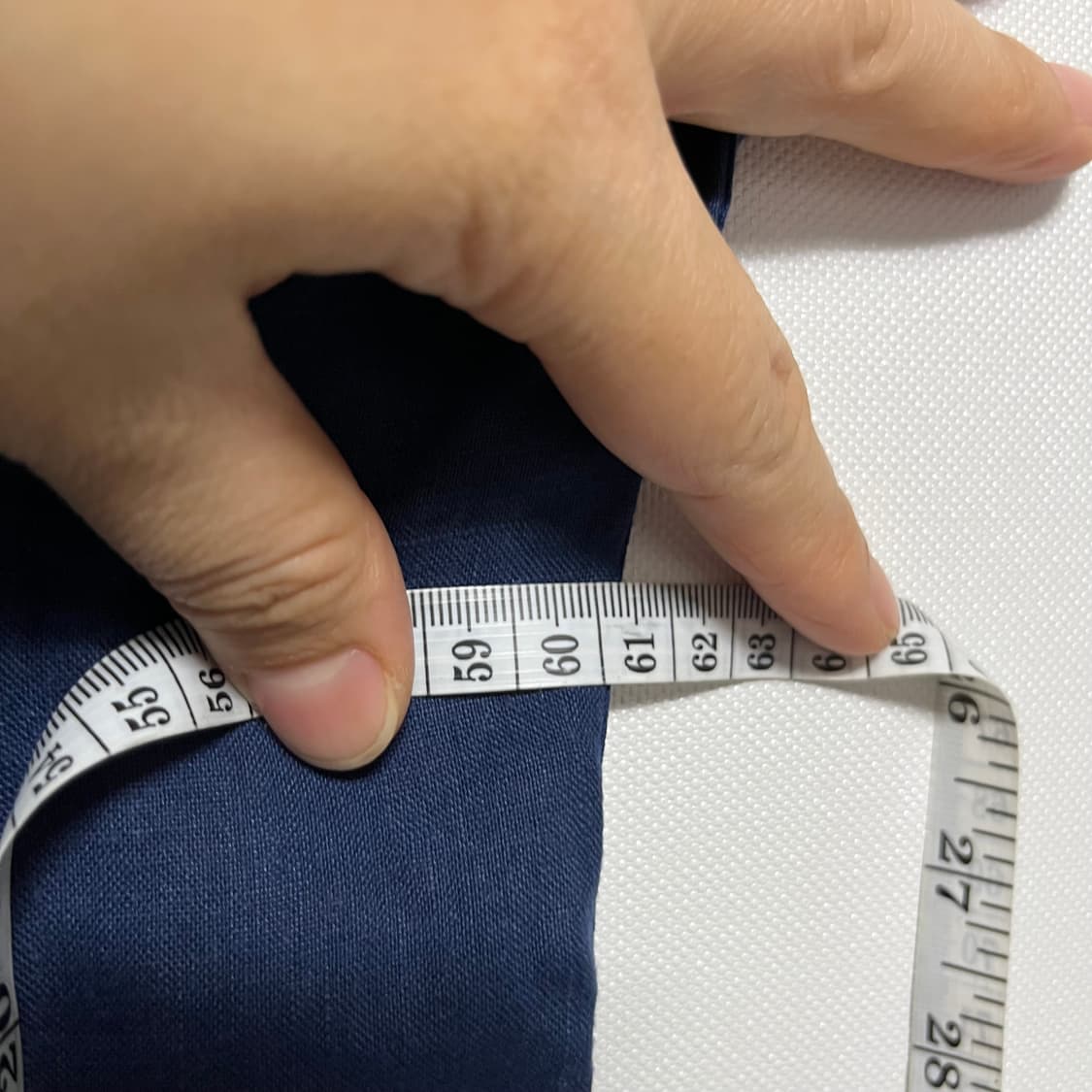 폴로 헨리넥 린넨 셔츠 네이비 M 상품이미지5