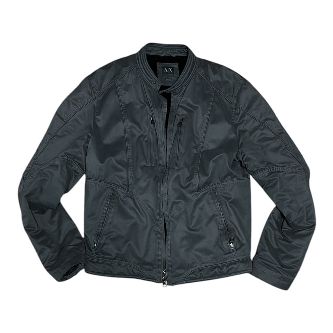 아르마니 익스체인지 스톤 그레이 바이커 자켓 상품이미지3