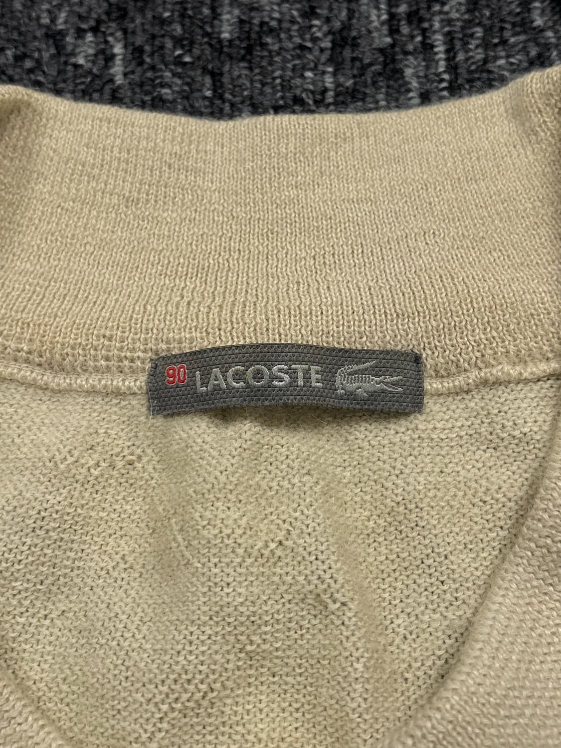 라코스테 베이지 그라데이션 니트 상품이미지7