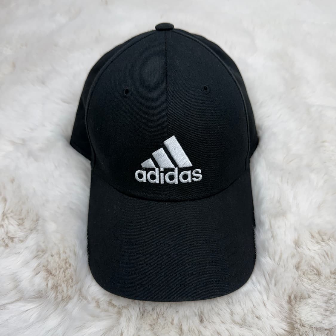 OS) 아디다스 우먼스 베이직 볼캡 블랙 상품이미지2