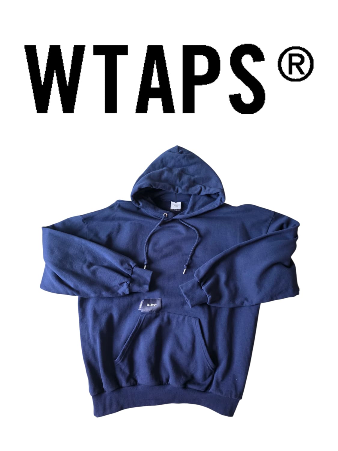 [3] Wtaps 더블탭스 22AW 네이비 후디 상품이미지2