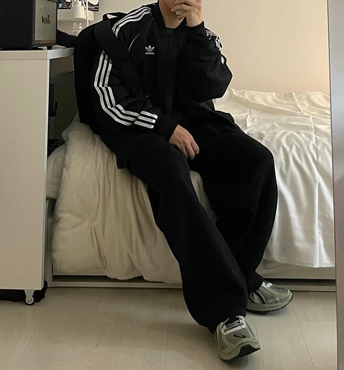 [새상품] M) 아디다스 퀼티드 sst 봄버 마원 자켓 상품이미지4