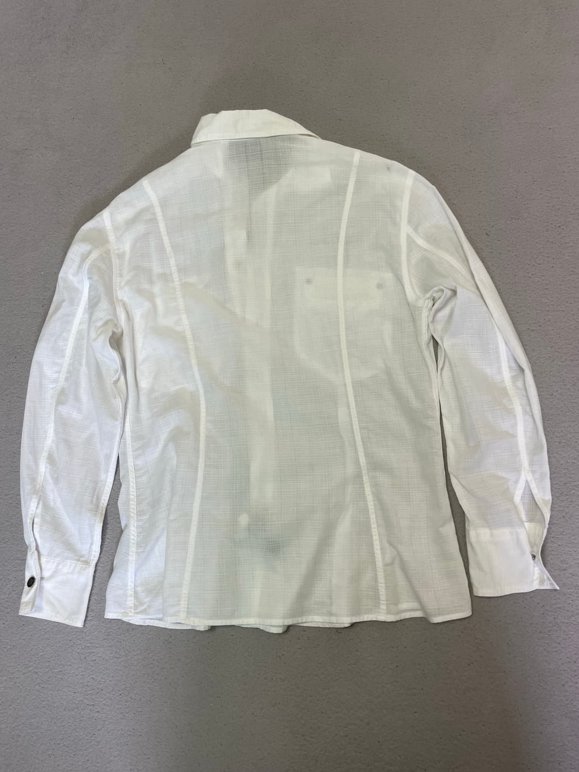 베르사체 화이트 시스루 셔츠 상품이미지7