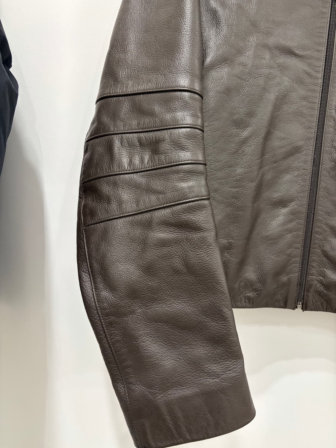 머듈[014] appendix leather jacket 브라운2사이즈 상품이미지3