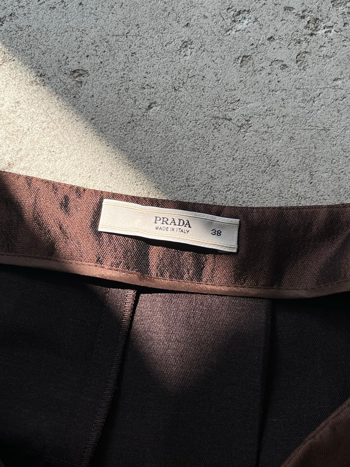 brown silk pleats skirt 상품이미지8