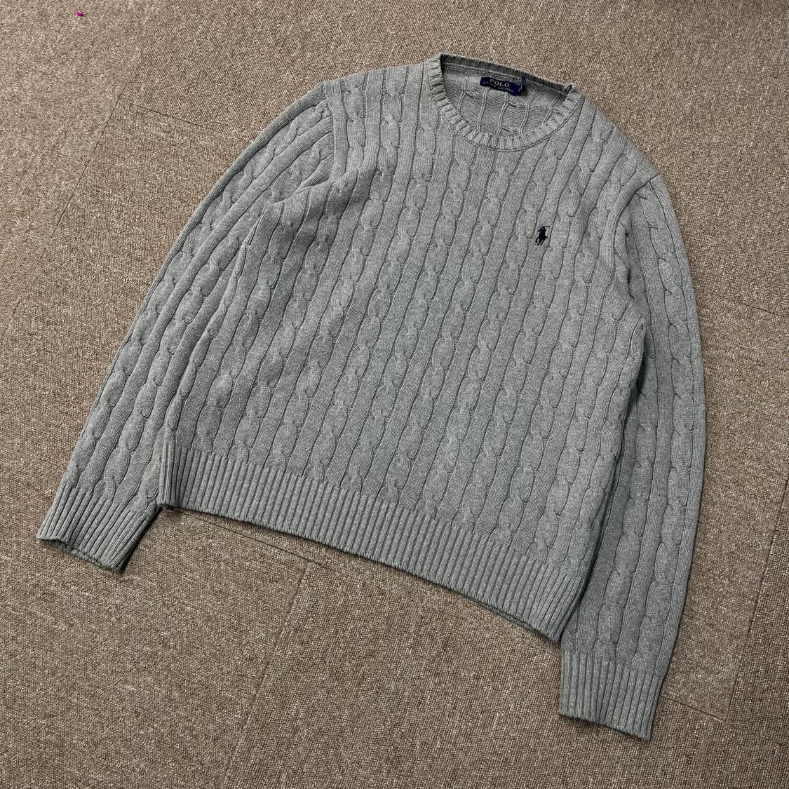 폴로 랄프로렌 꽈배기 니트 상품이미지1