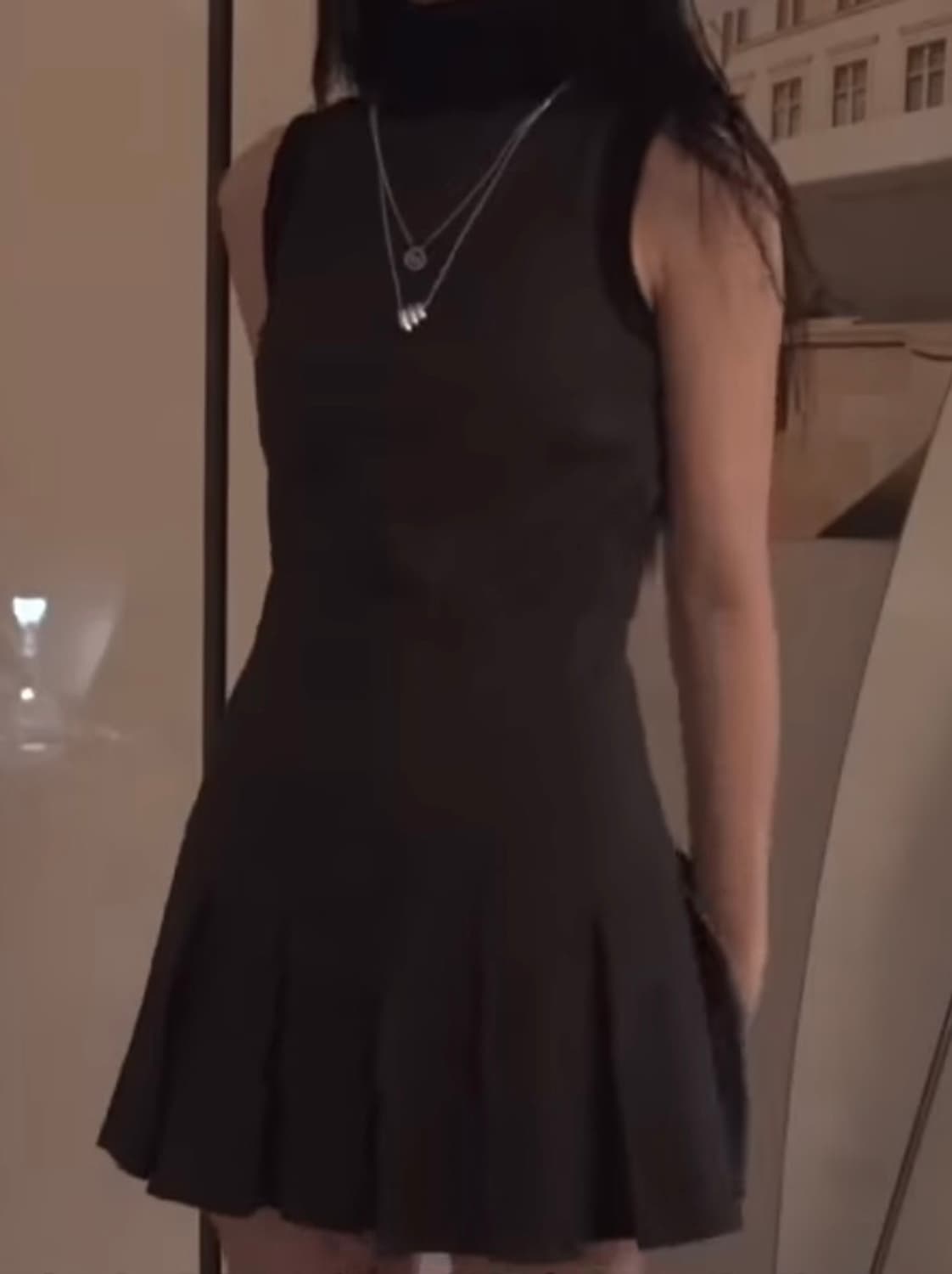 쓰리타임즈 Kayla dress black (size:s) 상품이미지3