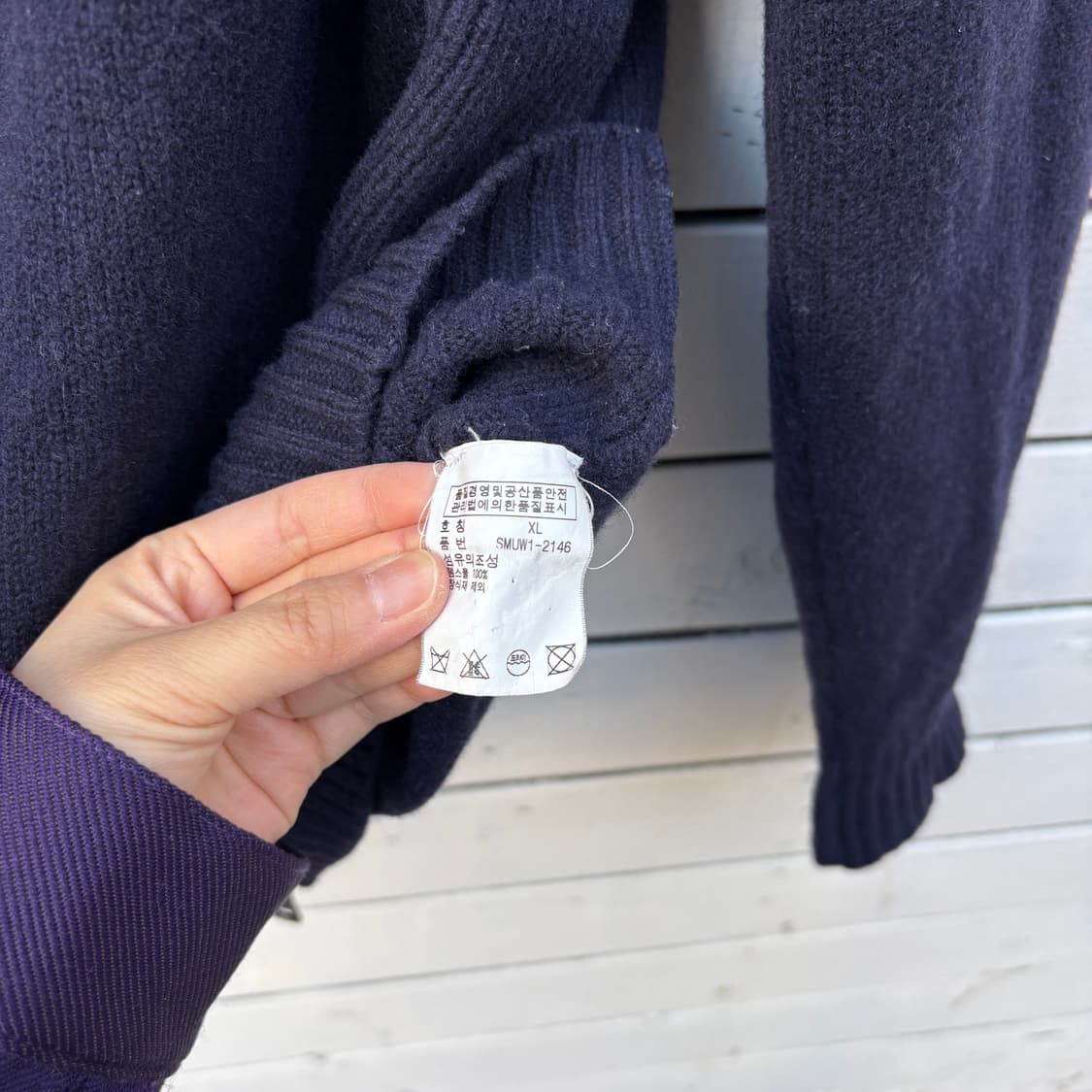 Polo 폴로 빅포니 울 니트 집업 상품이미지9