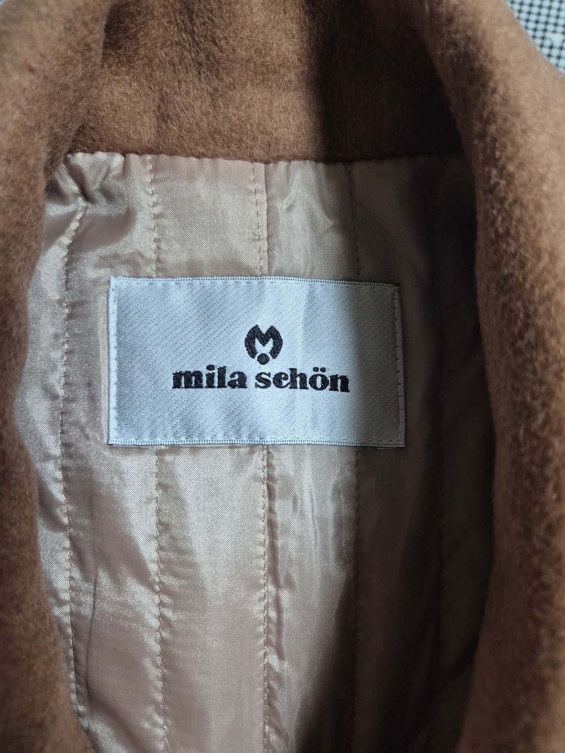 밀라숀 캐시블랜딩 누빔 롱코트 상품이미지8