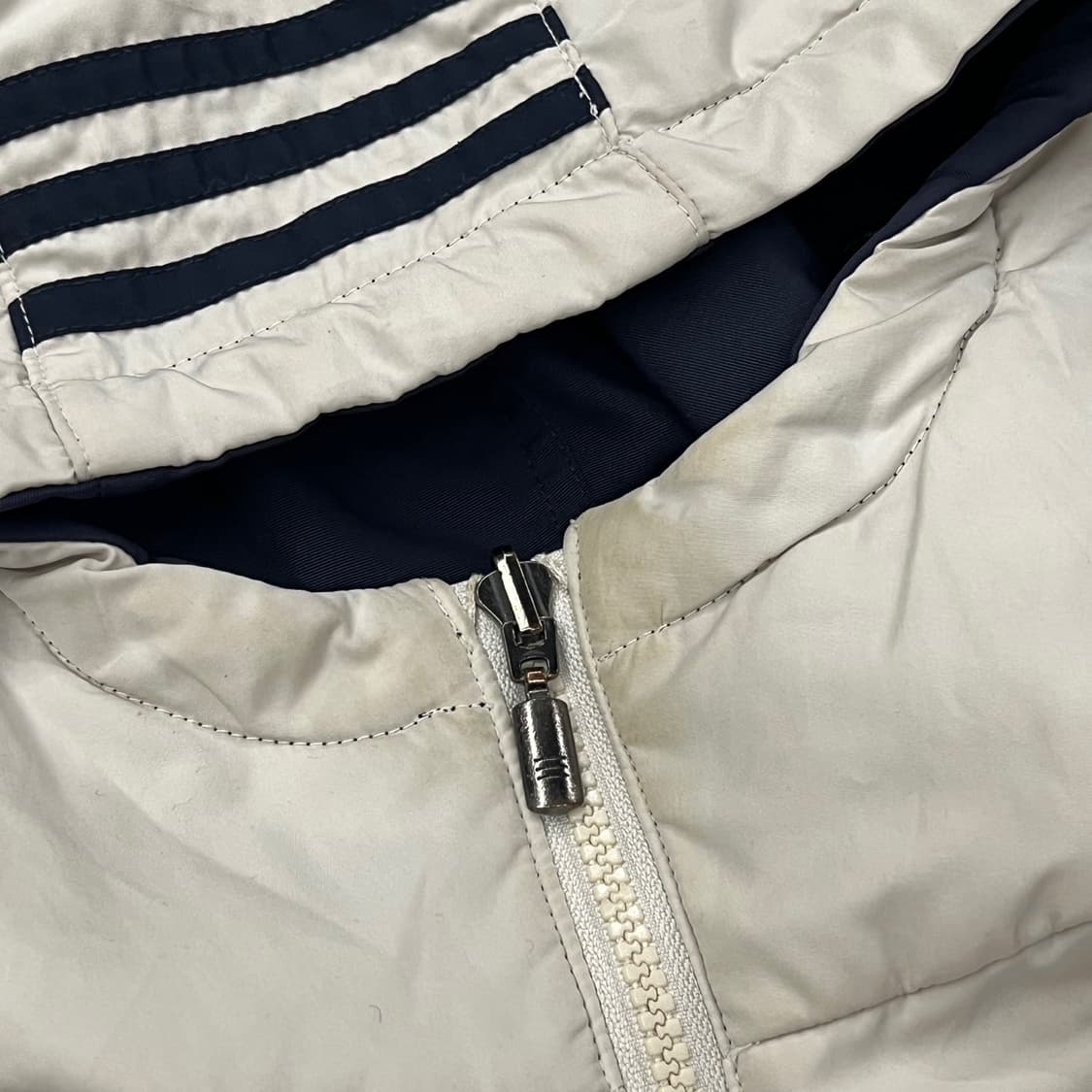 아디다스 양면 리버시블 네이비 화이트 패딩 자켓 점퍼 95 상품이미지8