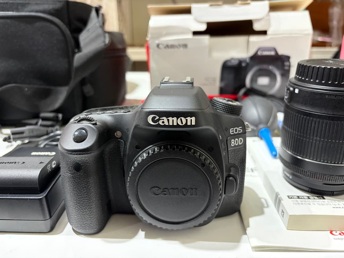 캐논 EOS 80D 카메라 + 렌즈 가방#신품급 상품이미지2