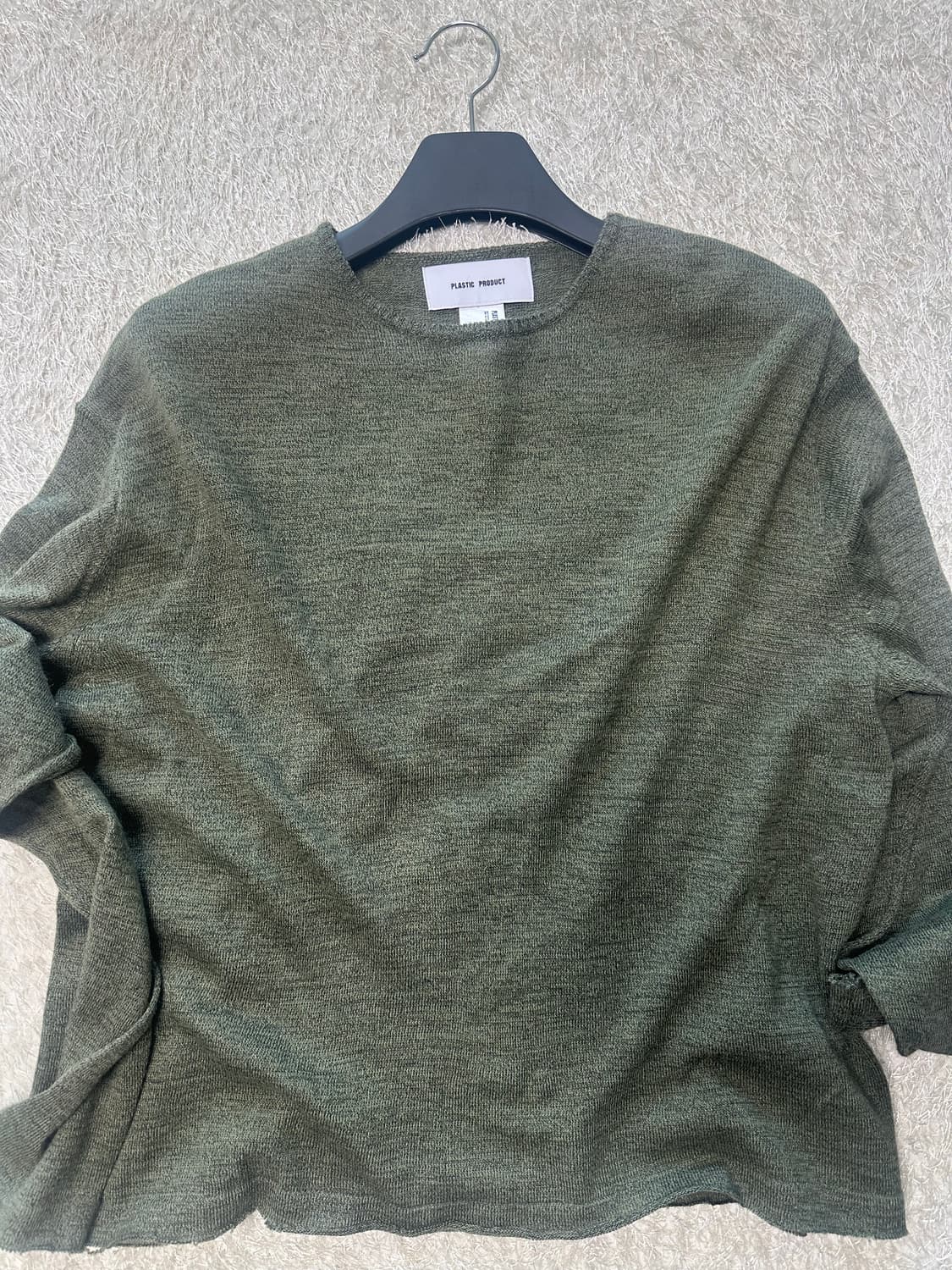 플라스틱 프로덕트 라운드넥 스웨터 (S) 상품이미지3