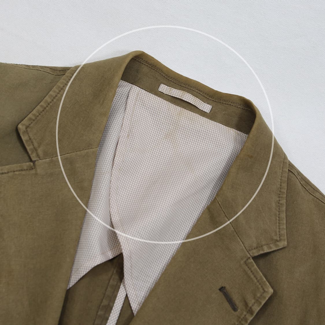 (착용컷) BRITISH KHAKI 린넨 블레이져 (남성용 100) 상품이미지5